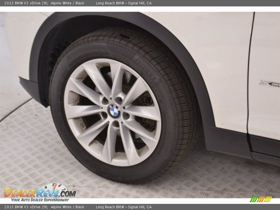 2013 BMW X3 xDrive 28i Alpine White / Black Photo #9