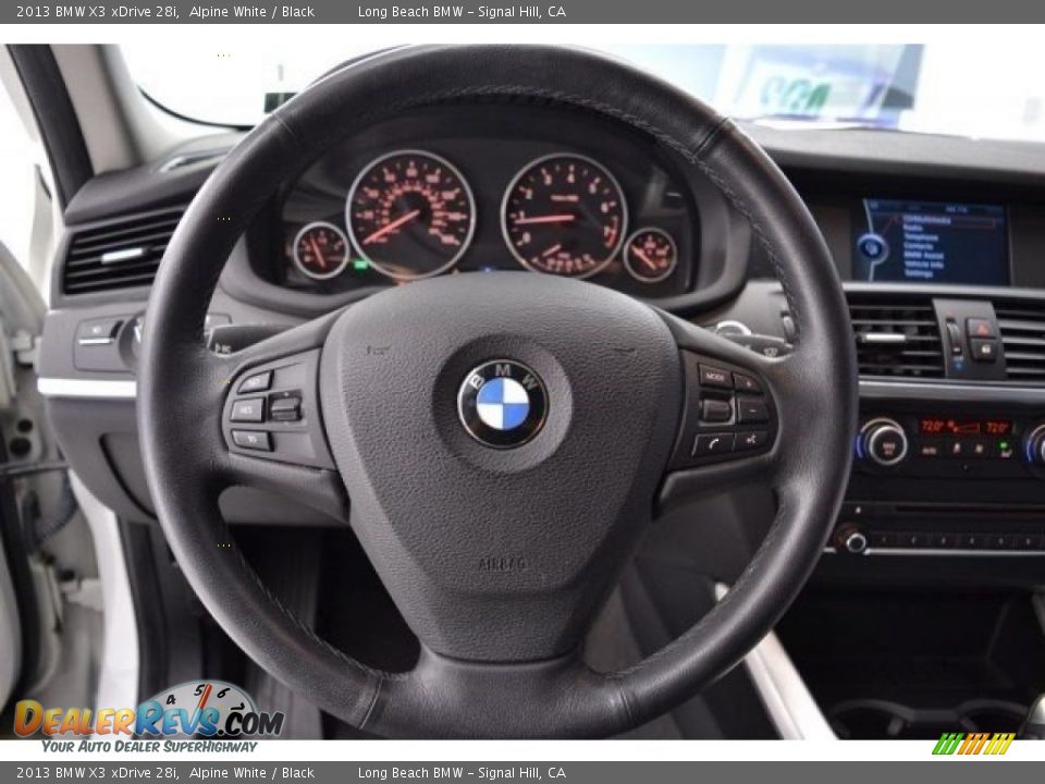 2013 BMW X3 xDrive 28i Alpine White / Black Photo #30