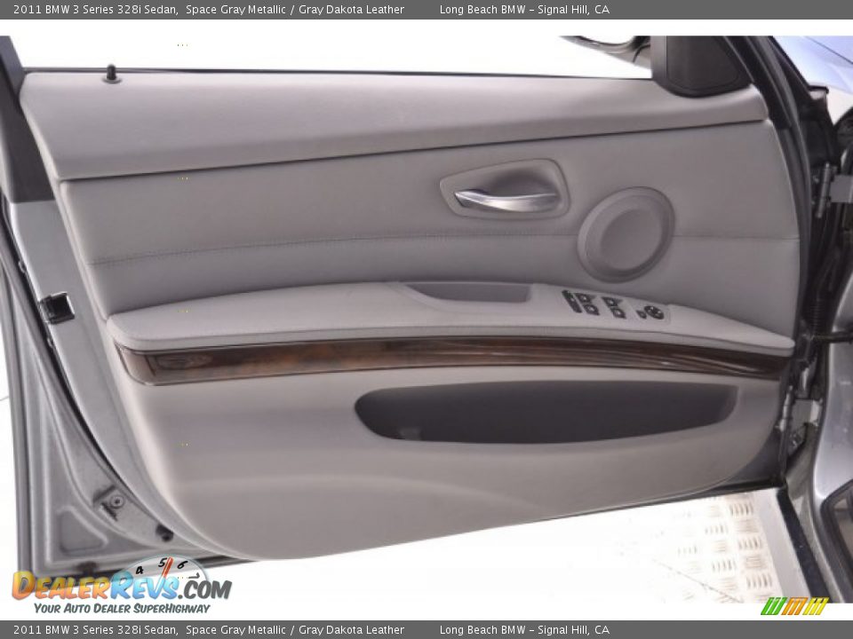 2011 BMW 3 Series 328i Sedan Space Gray Metallic / Gray Dakota Leather Photo #21