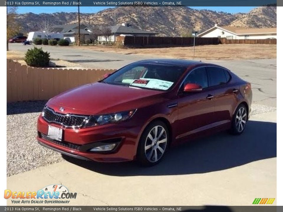 2013 Kia Optima SX Remington Red / Black Photo #1