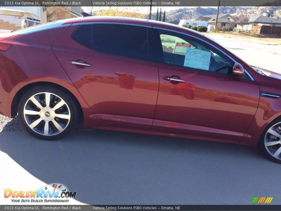 2013 Kia Optima SX Remington Red / Black Photo #3