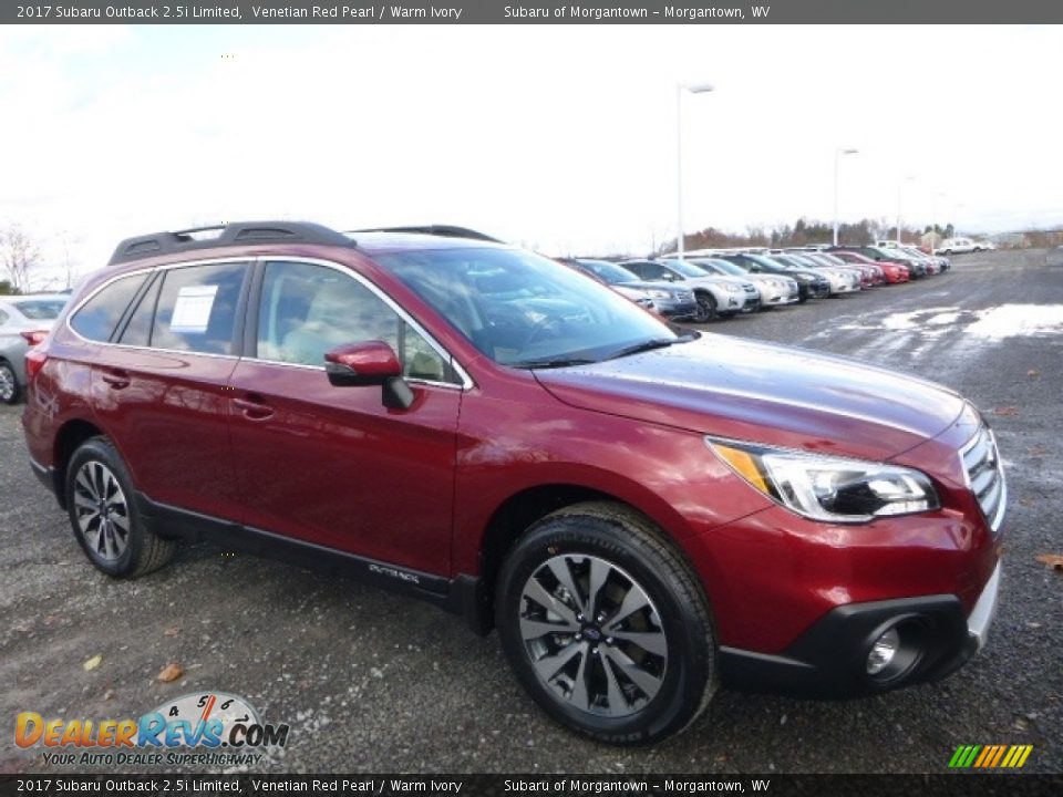 2017 Subaru Outback 2.5i Limited Venetian Red Pearl / Warm Ivory Photo #1