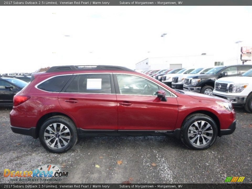 2017 Subaru Outback 2.5i Limited Venetian Red Pearl / Warm Ivory Photo #6