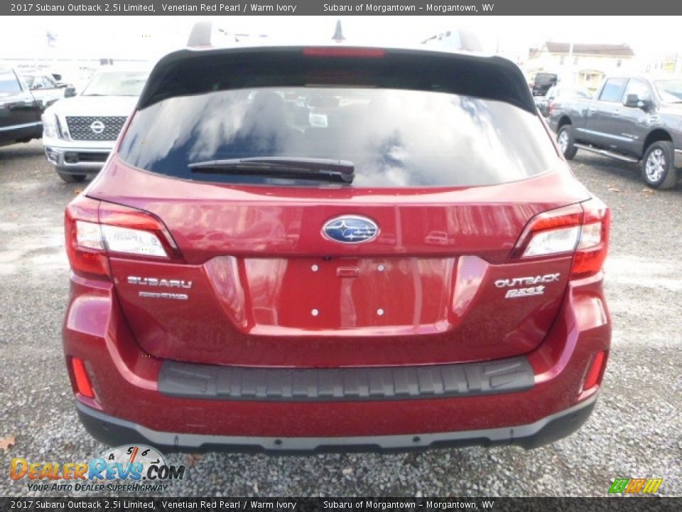 2017 Subaru Outback 2.5i Limited Venetian Red Pearl / Warm Ivory Photo #8