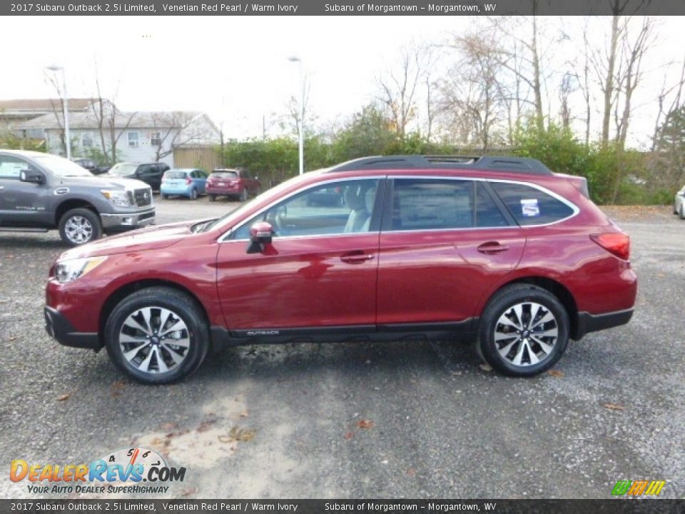 2017 Subaru Outback 2.5i Limited Venetian Red Pearl / Warm Ivory Photo #10