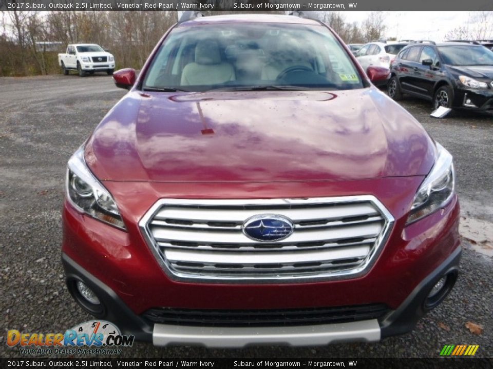 2017 Subaru Outback 2.5i Limited Venetian Red Pearl / Warm Ivory Photo #12