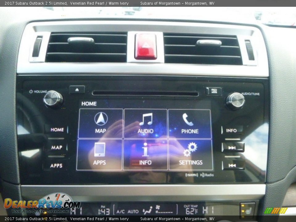 2017 Subaru Outback 2.5i Limited Venetian Red Pearl / Warm Ivory Photo #18