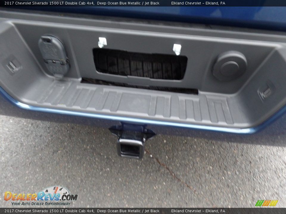 2017 Chevrolet Silverado 1500 LT Double Cab 4x4 Deep Ocean Blue Metallic / Jet Black Photo #16
