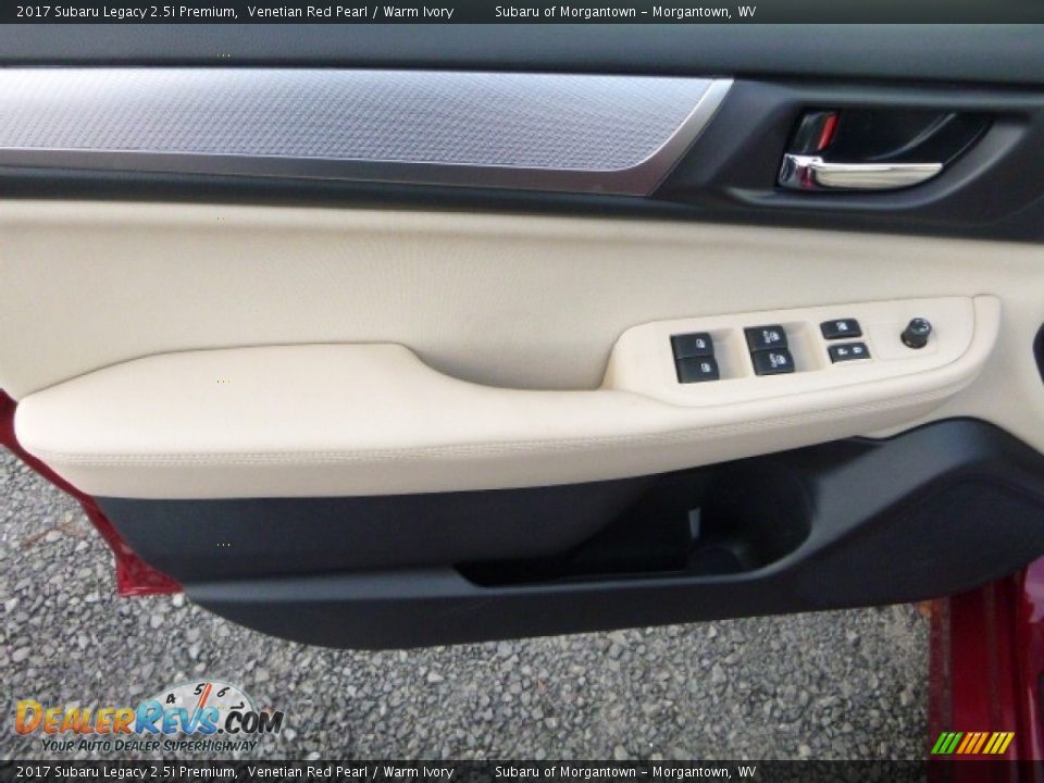 2017 Subaru Legacy 2.5i Premium Venetian Red Pearl / Warm Ivory Photo #14