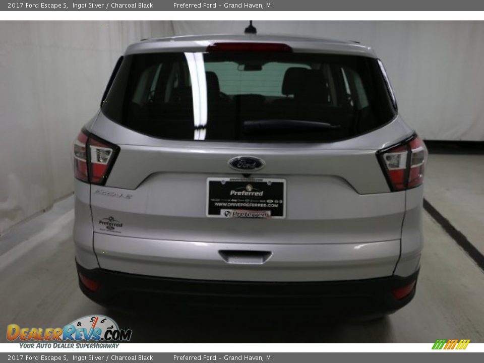 2017 Ford Escape S Ingot Silver / Charcoal Black Photo #9