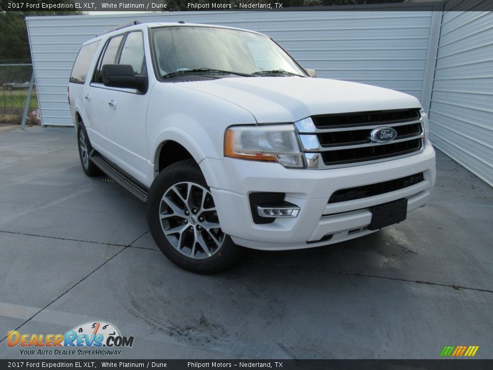 Front 3/4 View of 2017 Ford Expedition EL XLT Photo #1