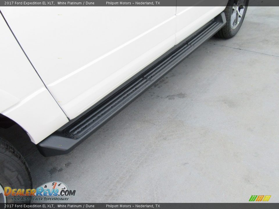 2017 Ford Expedition EL XLT White Platinum / Dune Photo #12