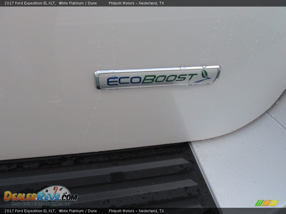 2017 Ford Expedition EL XLT White Platinum / Dune Photo #16