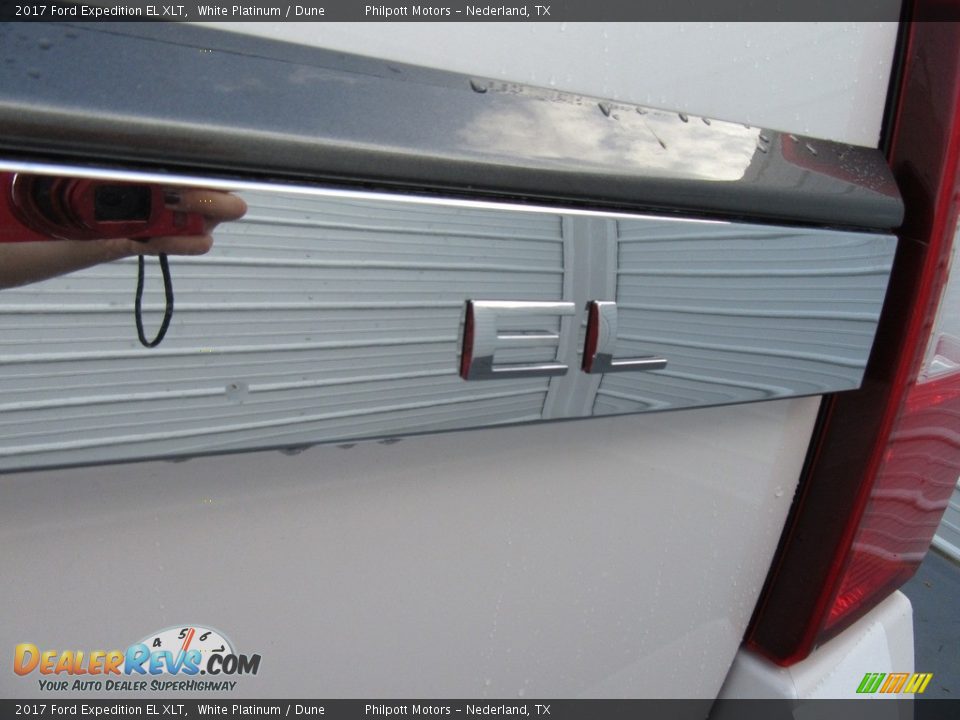 2017 Ford Expedition EL XLT White Platinum / Dune Photo #17