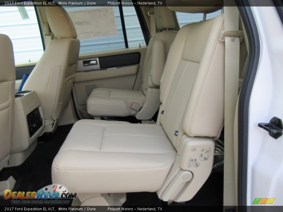 Rear Seat of 2017 Ford Expedition EL XLT Photo #23