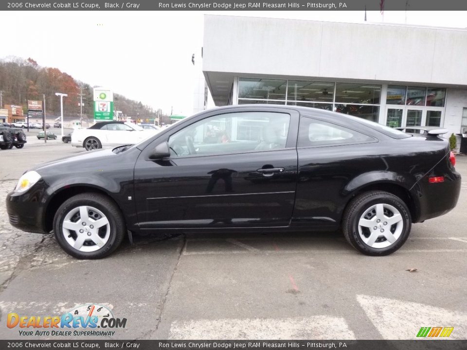 2006 Chevrolet Cobalt LS Coupe Black / Gray Photo #2