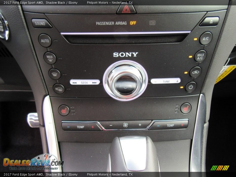 Controls of 2017 Ford Edge Sport AWD Photo #27