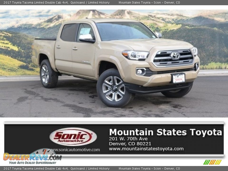 2017 Toyota Tacoma Limited Double Cab 4x4 Quicksand / Limited Hickory Photo #1