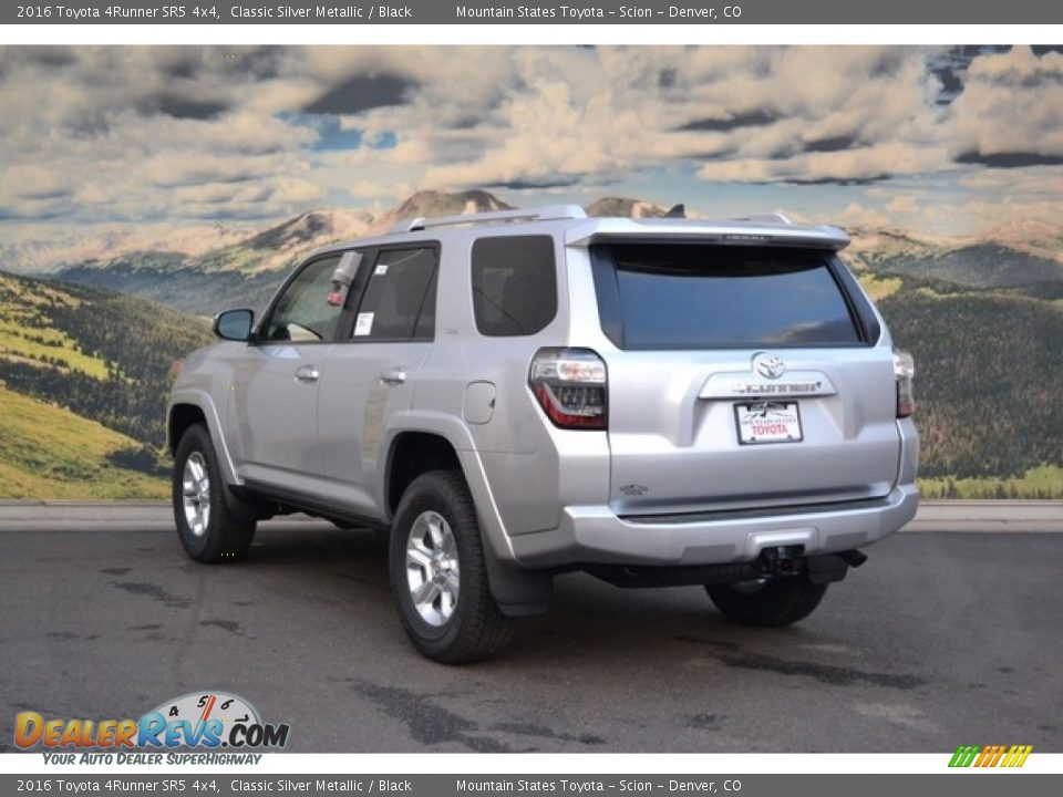2016 Toyota 4Runner SR5 4x4 Classic Silver Metallic / Black Photo #3