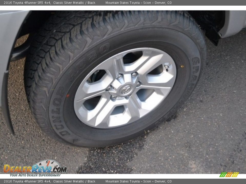 2016 Toyota 4Runner SR5 4x4 Classic Silver Metallic / Black Photo #9