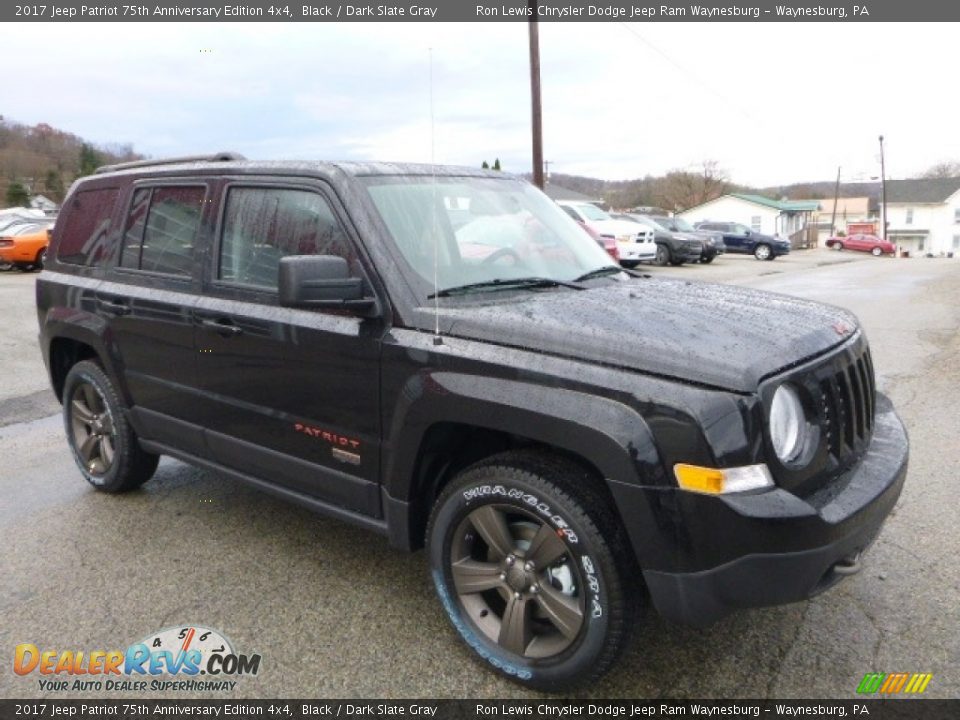 2017 Jeep Patriot 75th Anniversary Edition 4x4 Black / Dark Slate Gray Photo #12