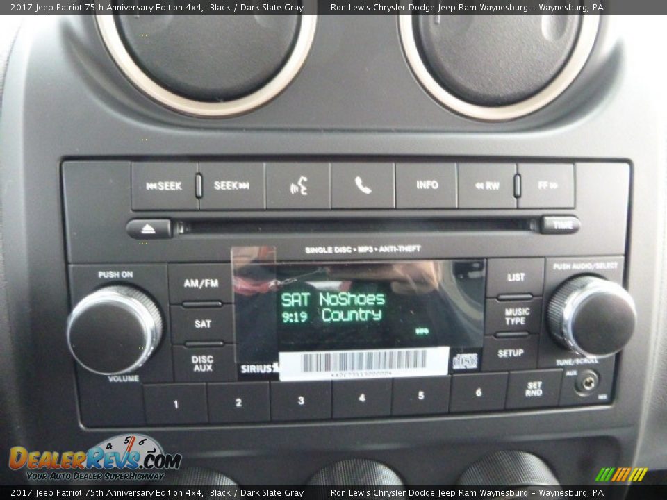 2017 Jeep Patriot 75th Anniversary Edition 4x4 Black / Dark Slate Gray Photo #17