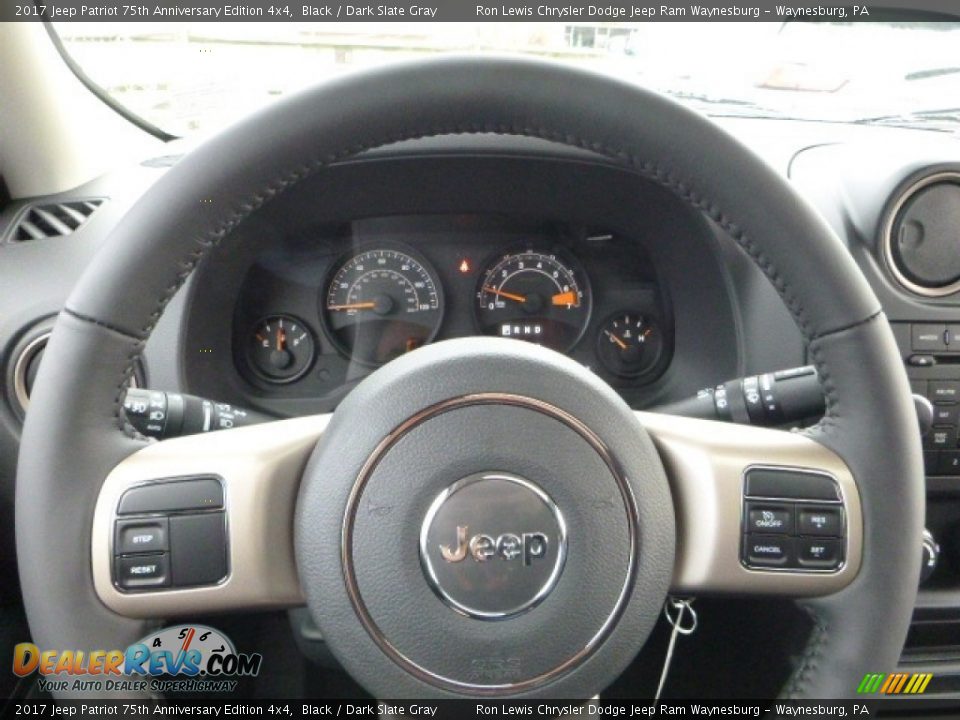 2017 Jeep Patriot 75th Anniversary Edition 4x4 Black / Dark Slate Gray Photo #18