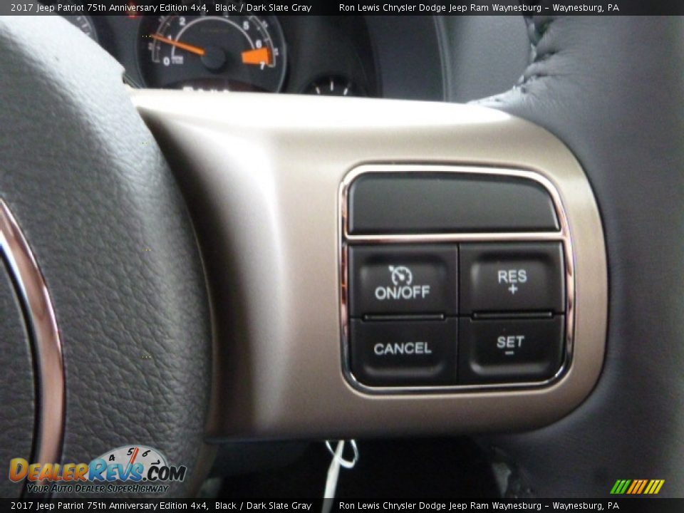 2017 Jeep Patriot 75th Anniversary Edition 4x4 Black / Dark Slate Gray Photo #19