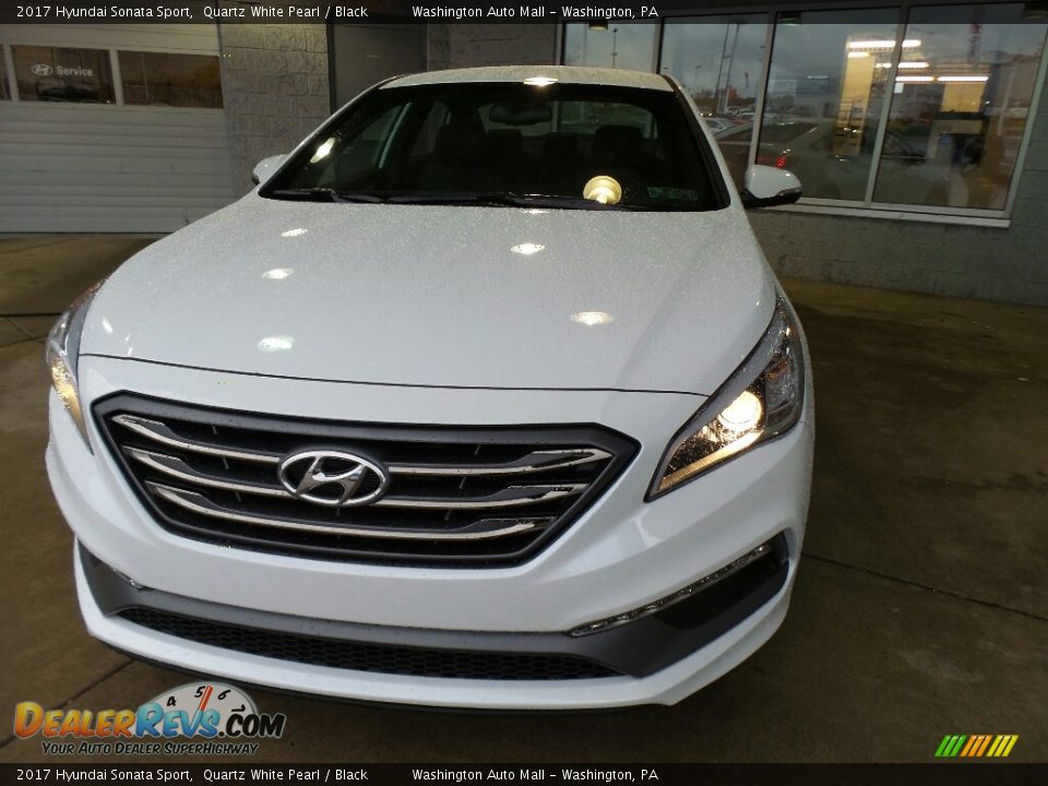 2017 Hyundai Sonata Sport Quartz White Pearl / Black Photo #4