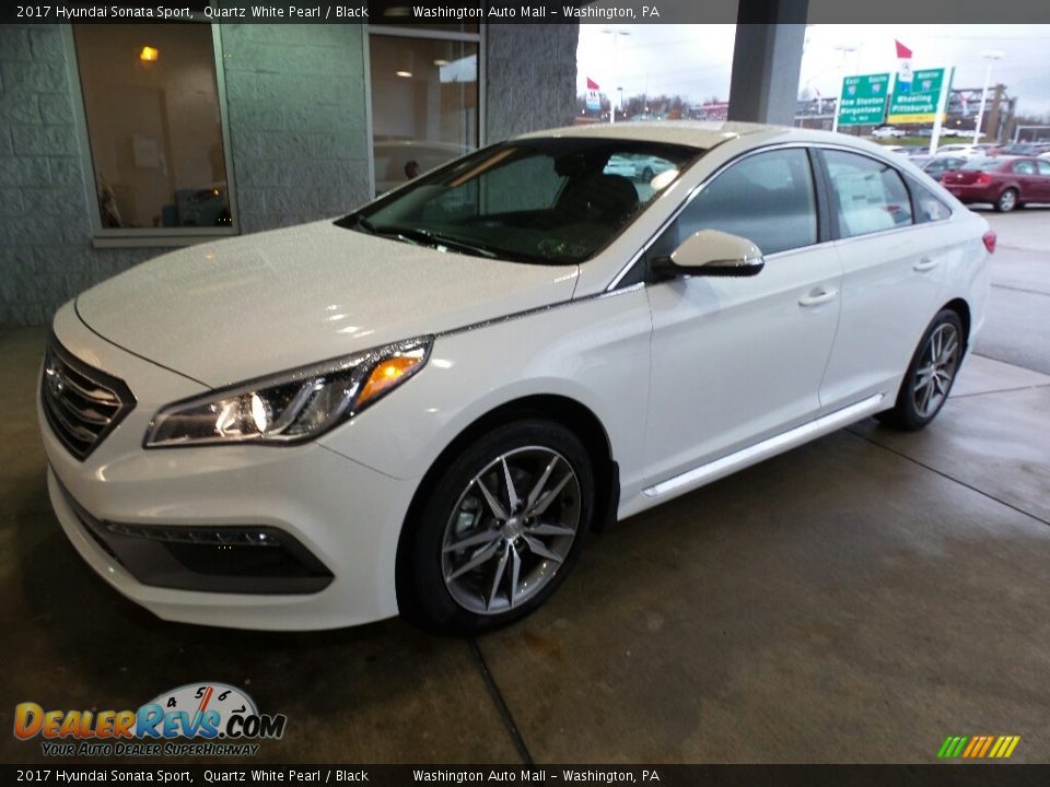 2017 Hyundai Sonata Sport Quartz White Pearl / Black Photo #5