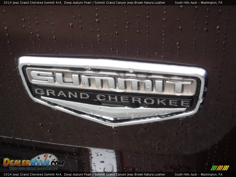 2014 Jeep Grand Cherokee Summit 4x4 Deep Auburn Pearl / Summit Grand Canyon Jeep Brown Natura Leather Photo #12