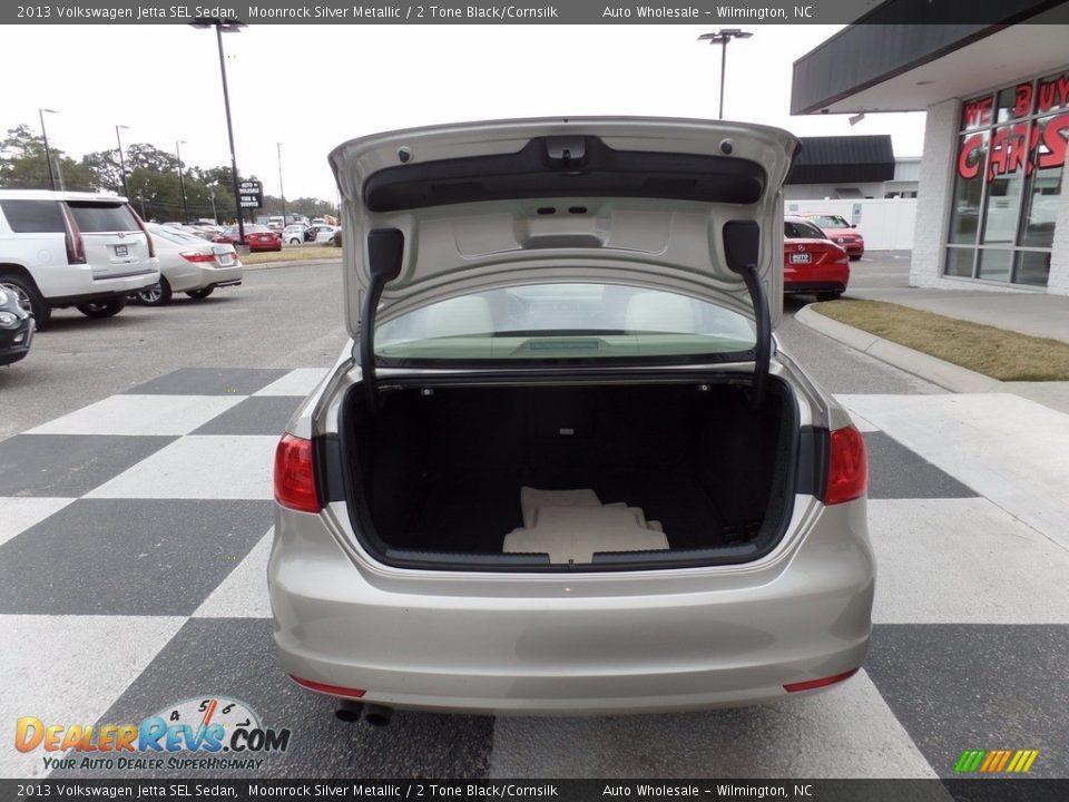 2013 Volkswagen Jetta SEL Sedan Moonrock Silver Metallic / 2 Tone Black/Cornsilk Photo #5