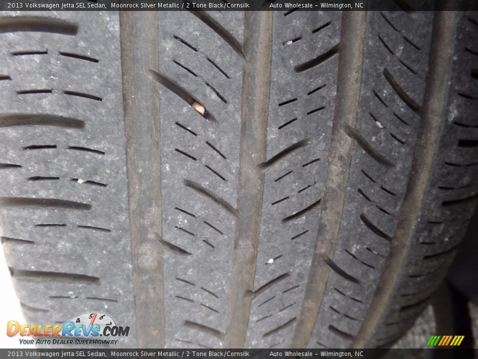 2013 Volkswagen Jetta SEL Sedan Moonrock Silver Metallic / 2 Tone Black/Cornsilk Photo #9