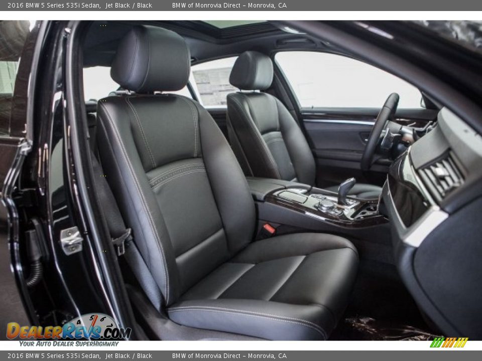2016 BMW 5 Series 535i Sedan Jet Black / Black Photo #2