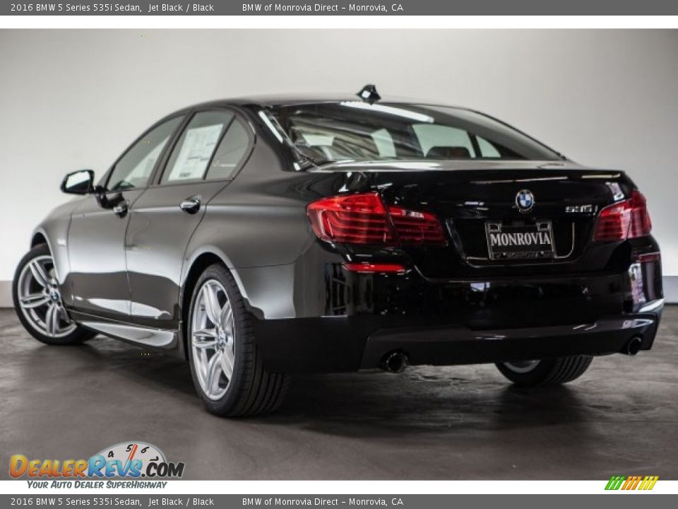 2016 BMW 5 Series 535i Sedan Jet Black / Black Photo #3