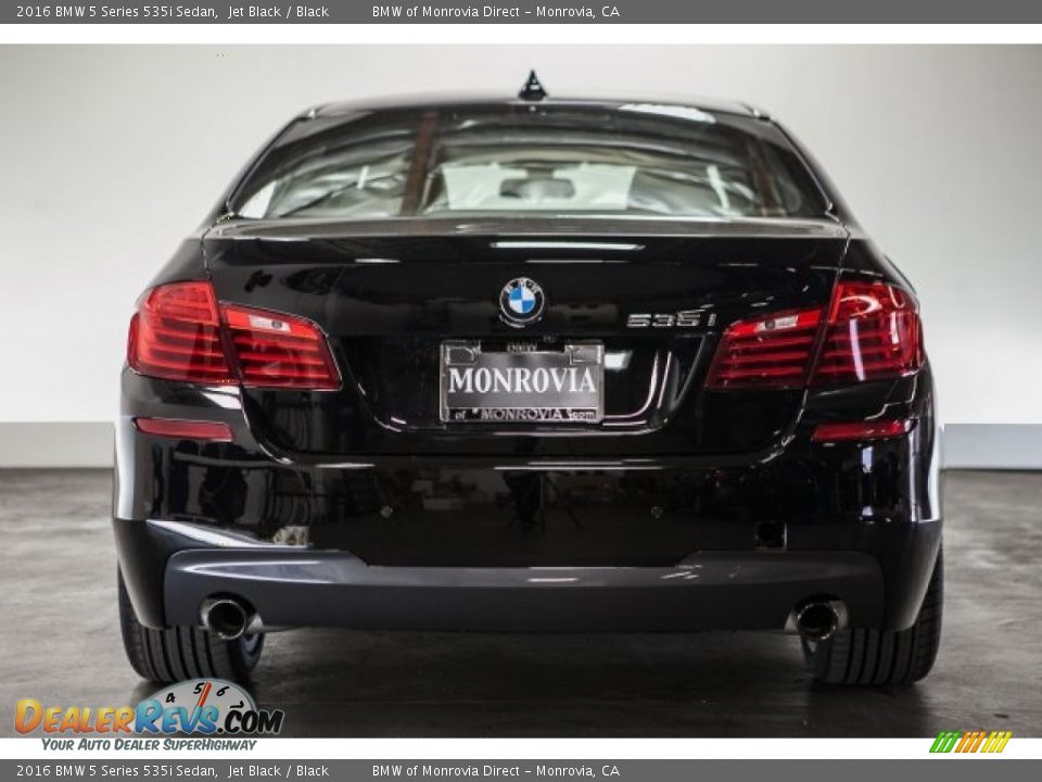 2016 BMW 5 Series 535i Sedan Jet Black / Black Photo #4