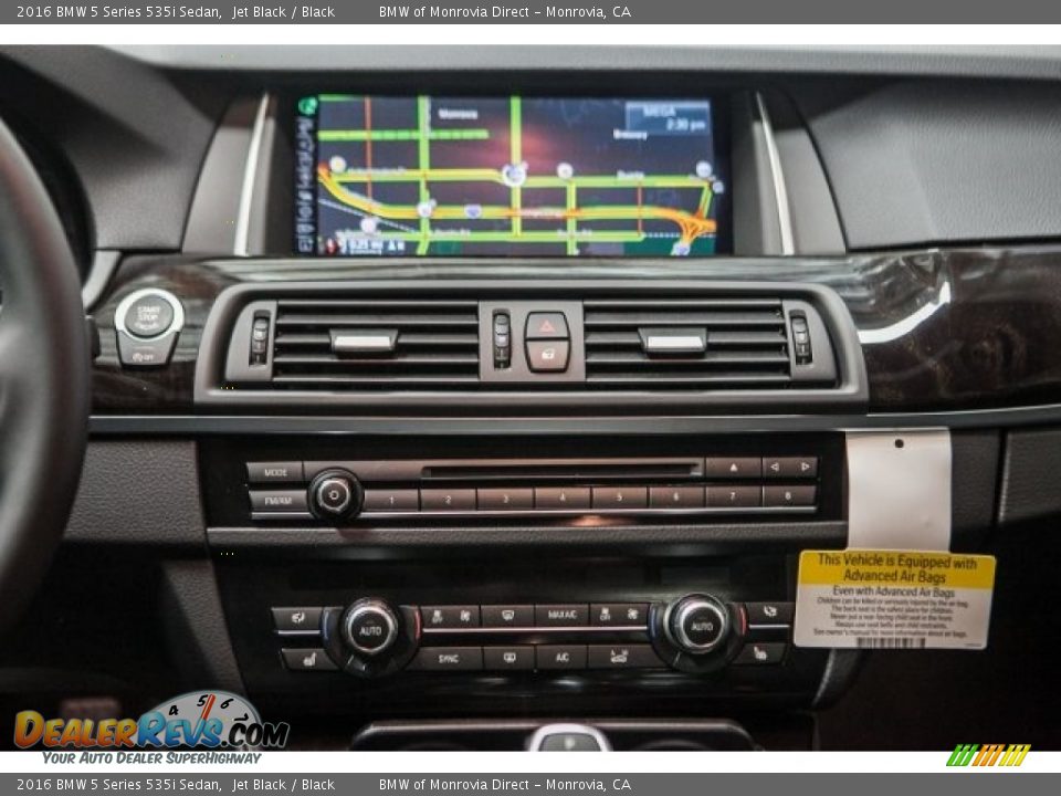 2016 BMW 5 Series 535i Sedan Jet Black / Black Photo #5