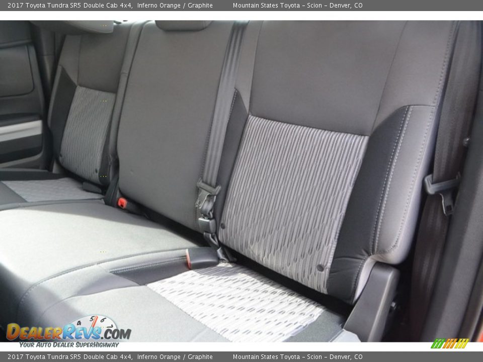 2017 Toyota Tundra SR5 Double Cab 4x4 Inferno Orange / Graphite Photo #7