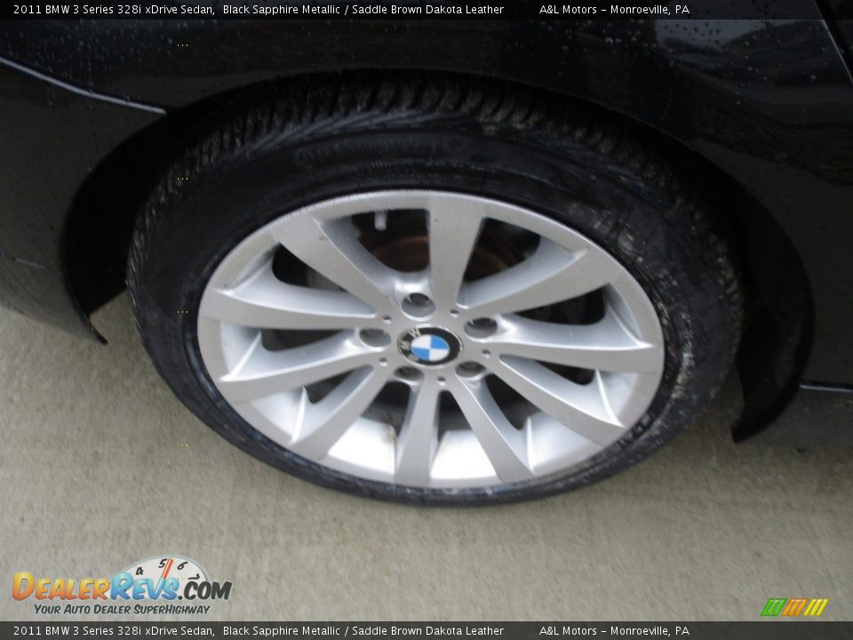 2011 BMW 3 Series 328i xDrive Sedan Black Sapphire Metallic / Saddle Brown Dakota Leather Photo #3