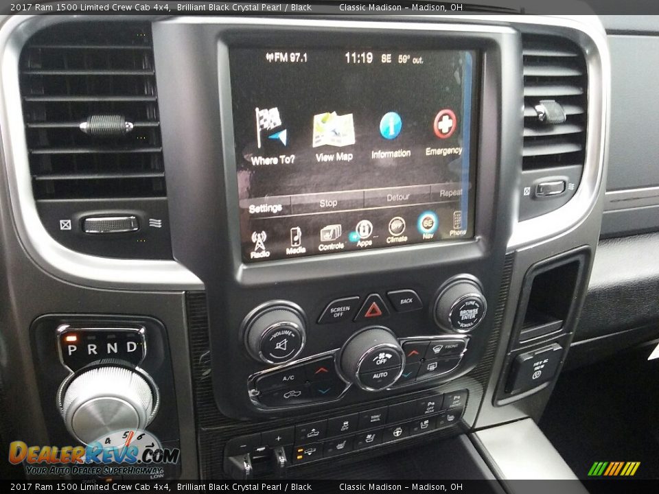 Controls of 2017 Ram 1500 Limited Crew Cab 4x4 Photo #11