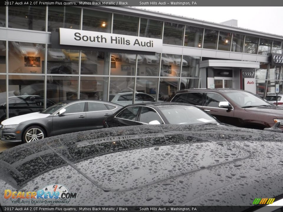 2017 Audi A4 2.0T Premium Plus quattro Mythos Black Metallic / Black Photo #4