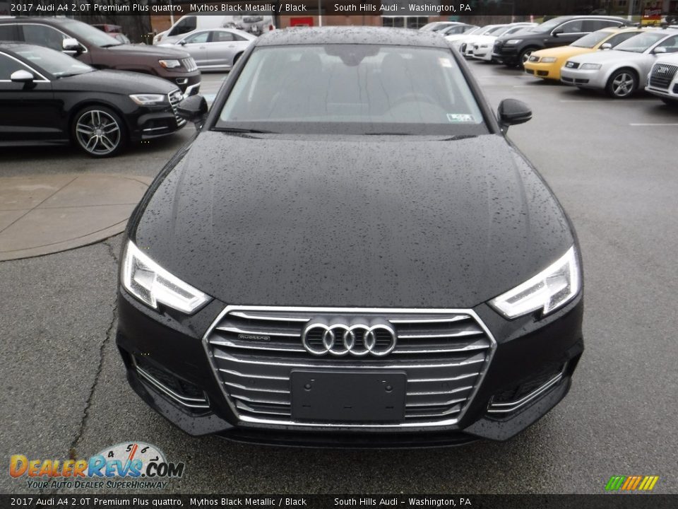 2017 Audi A4 2.0T Premium Plus quattro Mythos Black Metallic / Black Photo #7