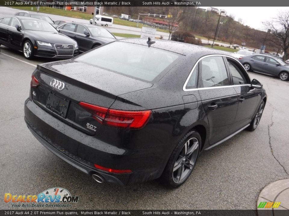 2017 Audi A4 2.0T Premium Plus quattro Mythos Black Metallic / Black Photo #12