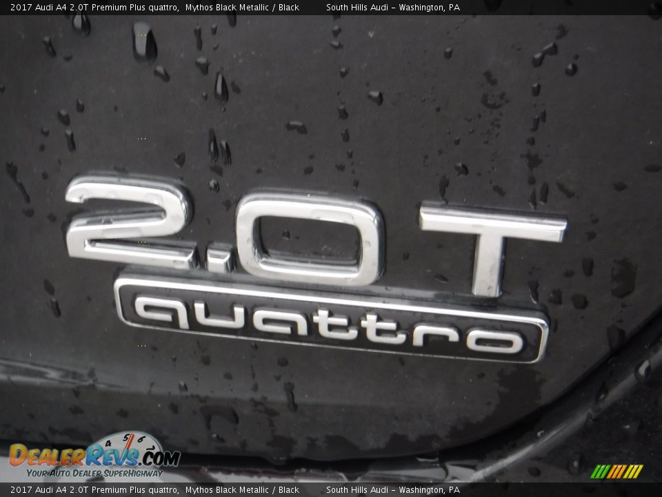 2017 Audi A4 2.0T Premium Plus quattro Mythos Black Metallic / Black Photo #13