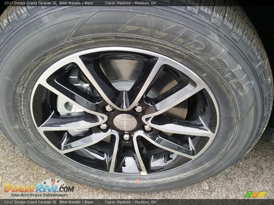 2017 Dodge Grand Caravan SE Billet Metallic / Black Photo #7