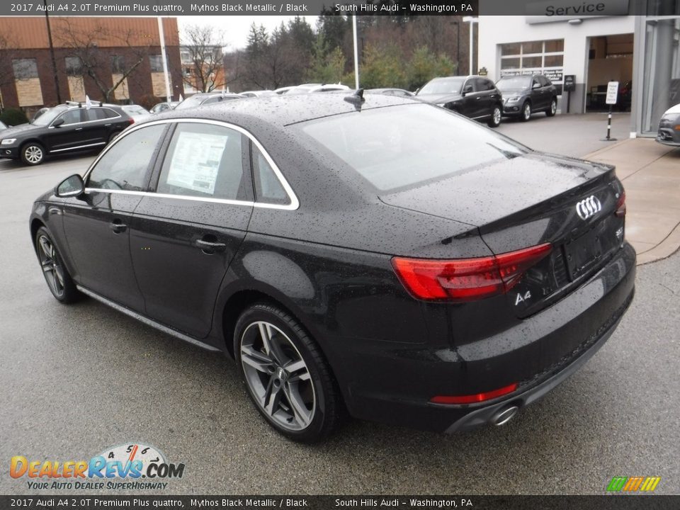 2017 Audi A4 2.0T Premium Plus quattro Mythos Black Metallic / Black Photo #15