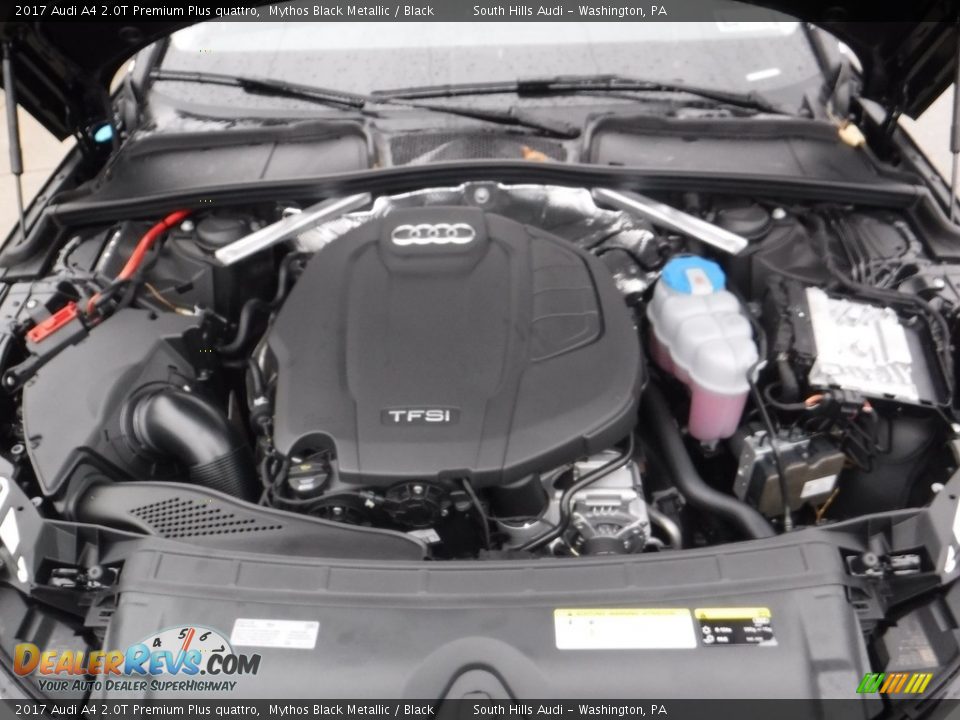 2017 Audi A4 2.0T Premium Plus quattro Mythos Black Metallic / Black Photo #16