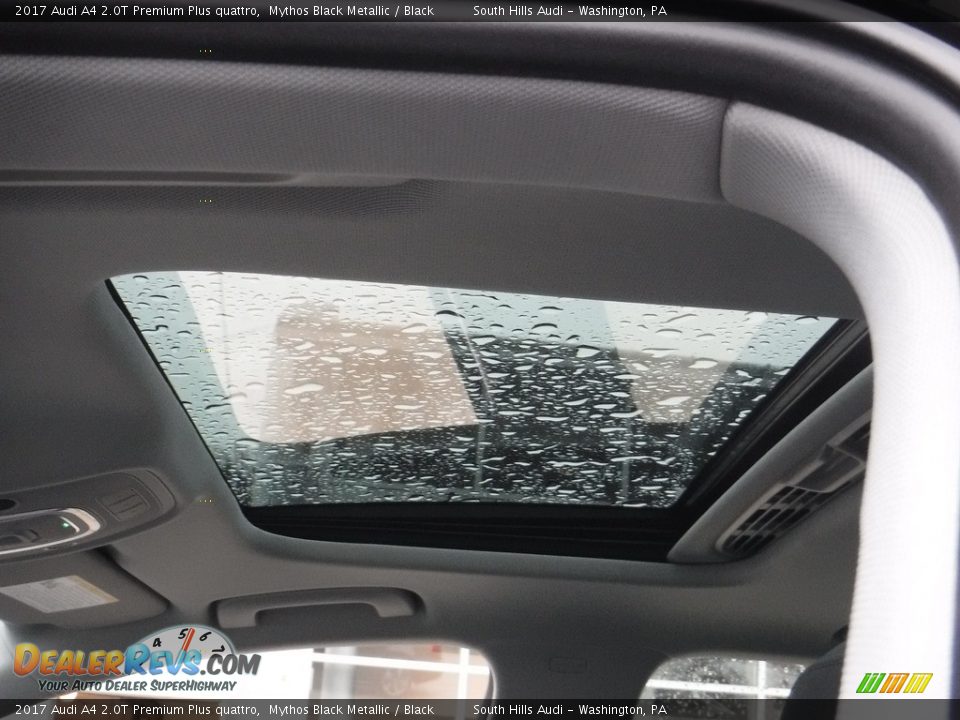 2017 Audi A4 2.0T Premium Plus quattro Mythos Black Metallic / Black Photo #17