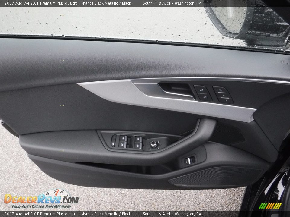 2017 Audi A4 2.0T Premium Plus quattro Mythos Black Metallic / Black Photo #18