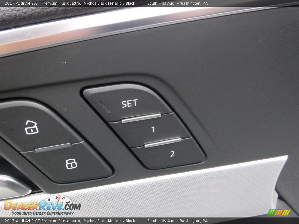 2017 Audi A4 2.0T Premium Plus quattro Mythos Black Metallic / Black Photo #19